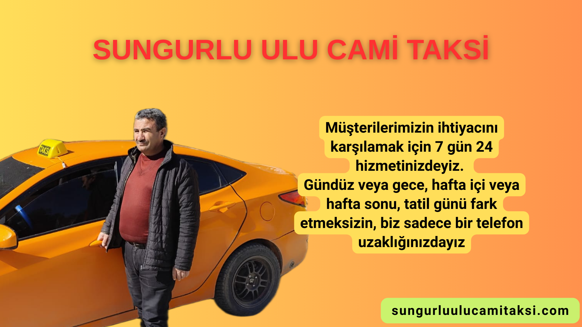 Sungurlu Taksi Slide 2